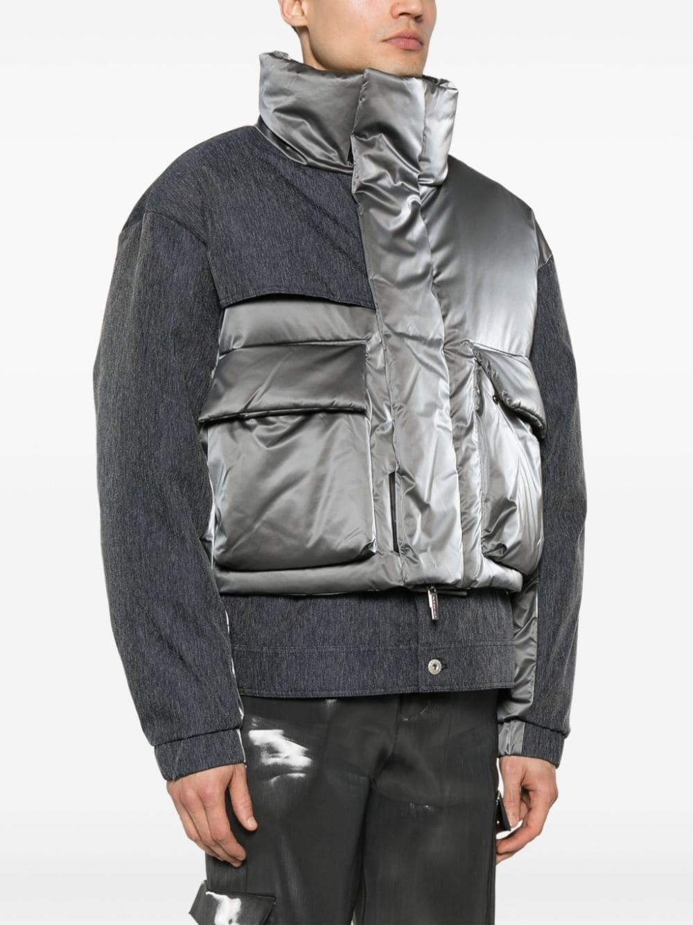 layered padded jacket - 3