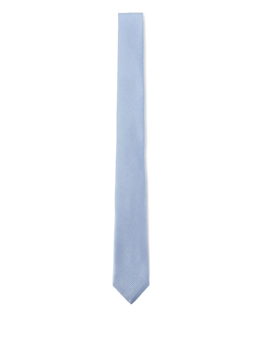 ribbed silk tie - 1