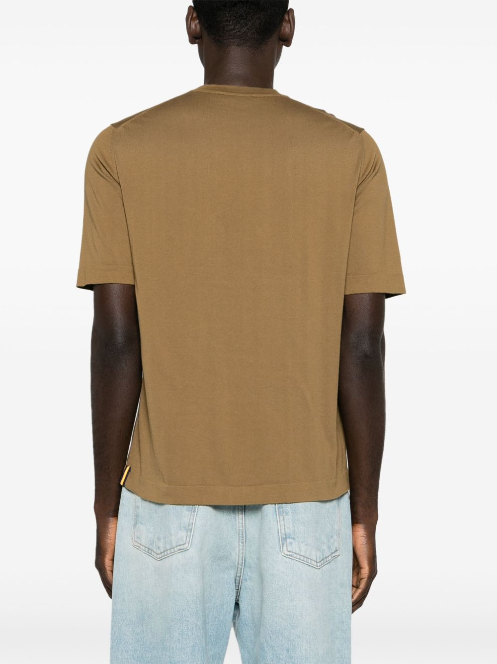 crew-neck cotton jumper - 4