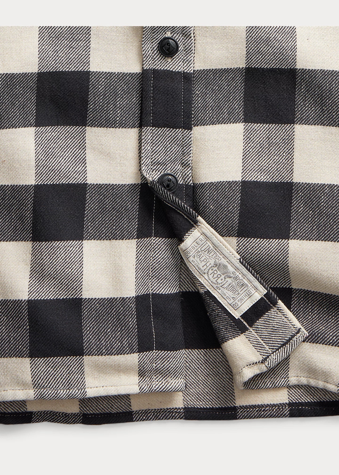 RRL by Ralph Lauren Buffalo Check Twill Workshirt | REVERSIBLE