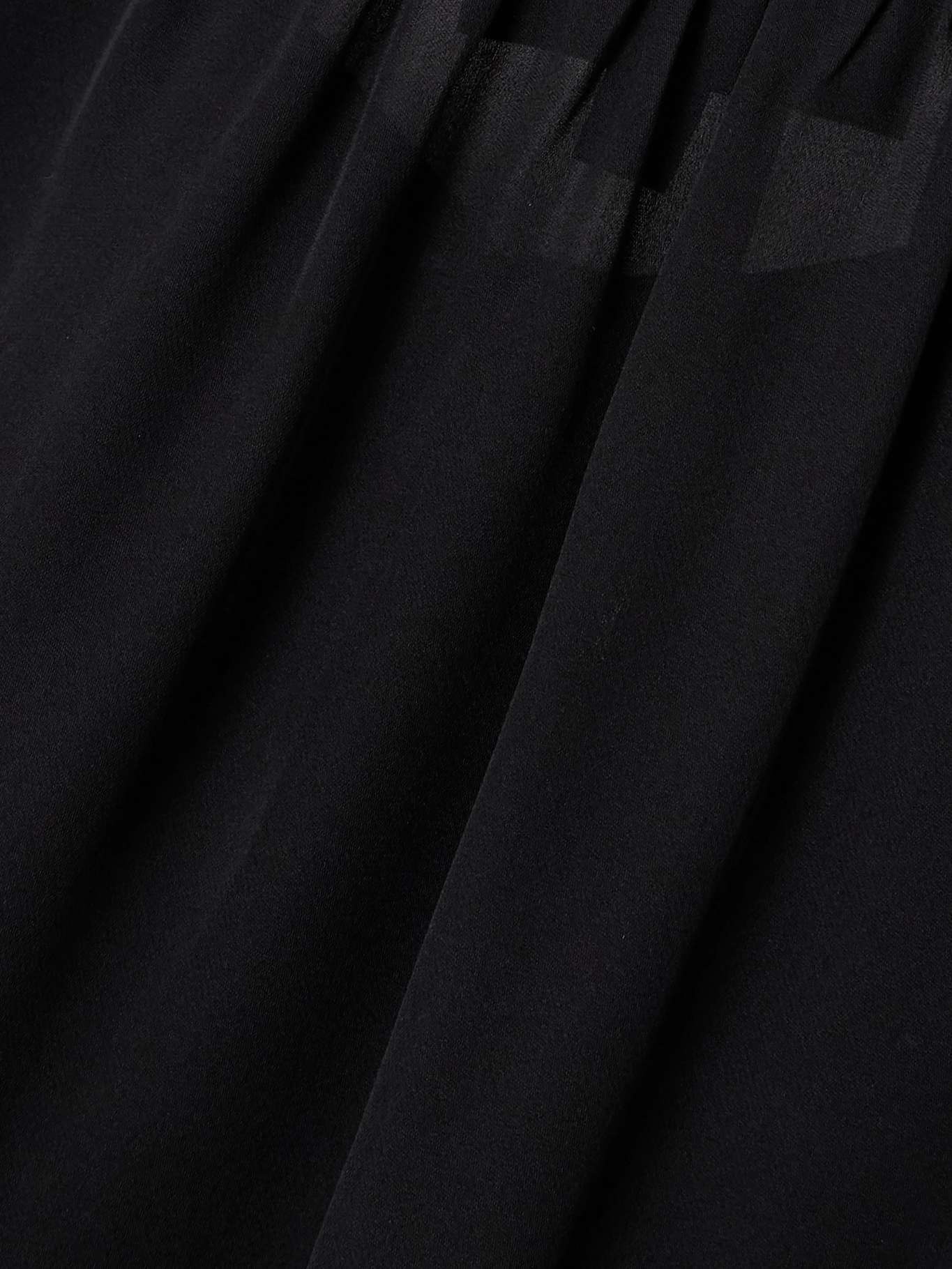 Acadia silk-chiffon blouse Black - 5