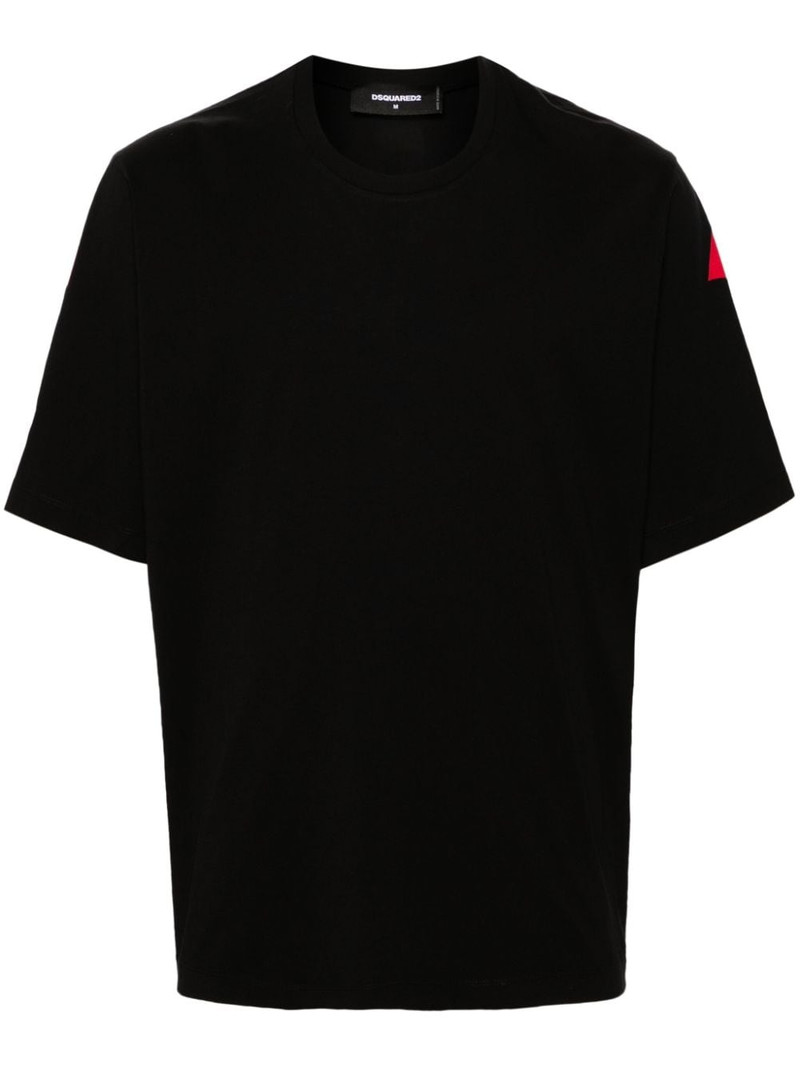 logo-print cotton T-shirt 1