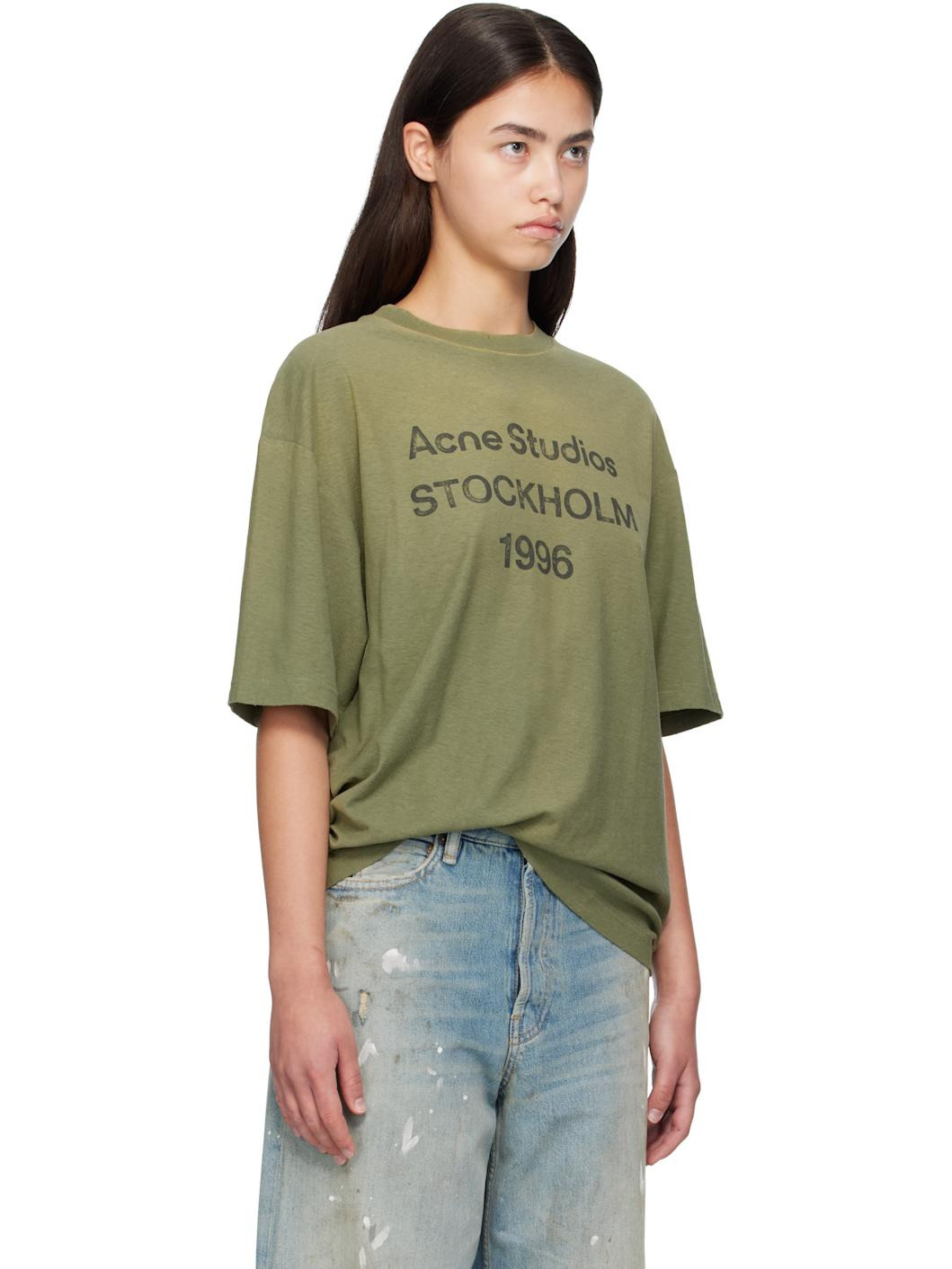 Green Logo Relaxed-Fit T-shirt - 2