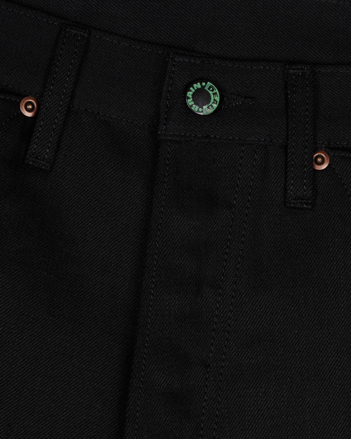 Type 00 13.2oz Selvedge Denim - Solid Black - 5