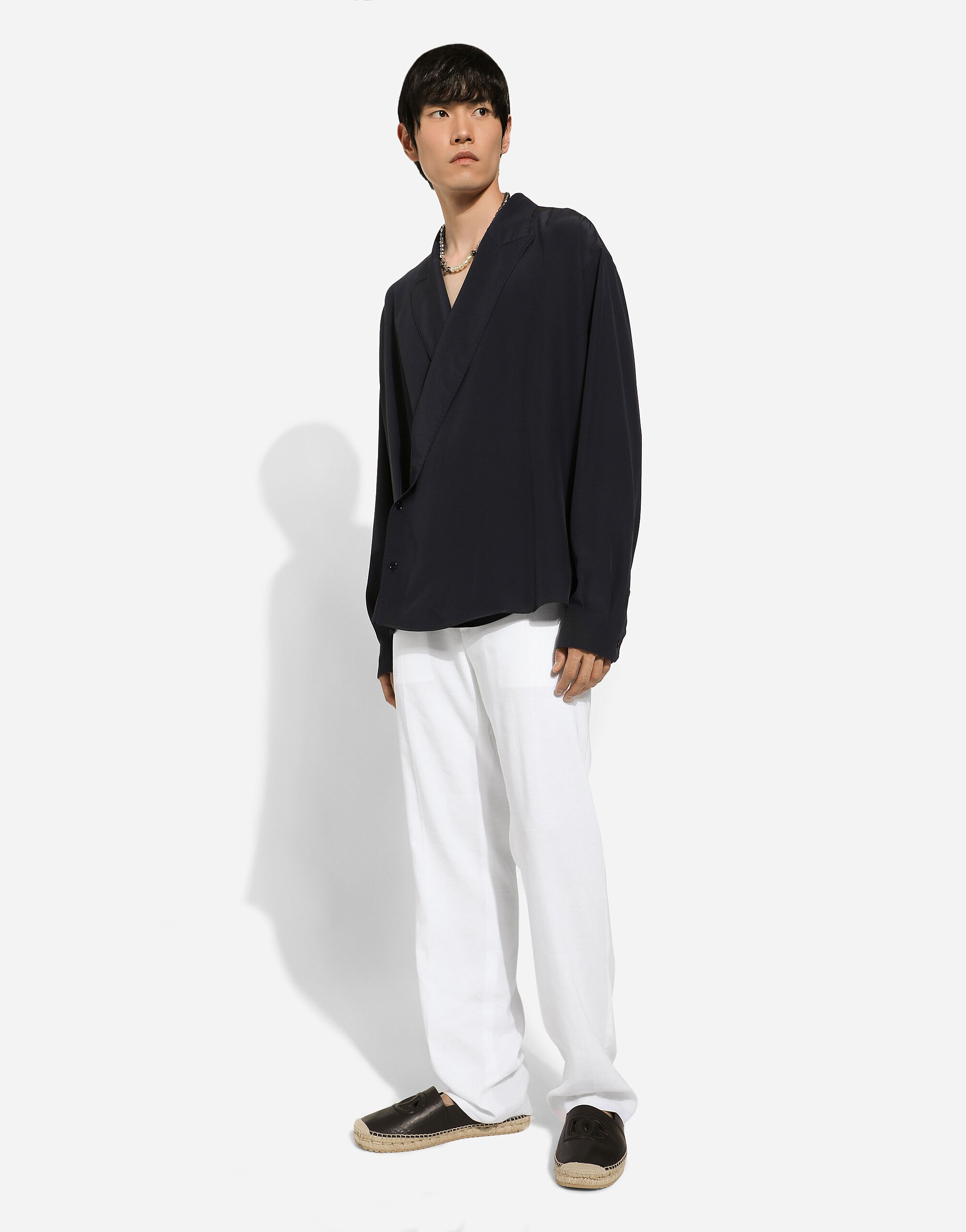 Tailored stretch linen pants - 5