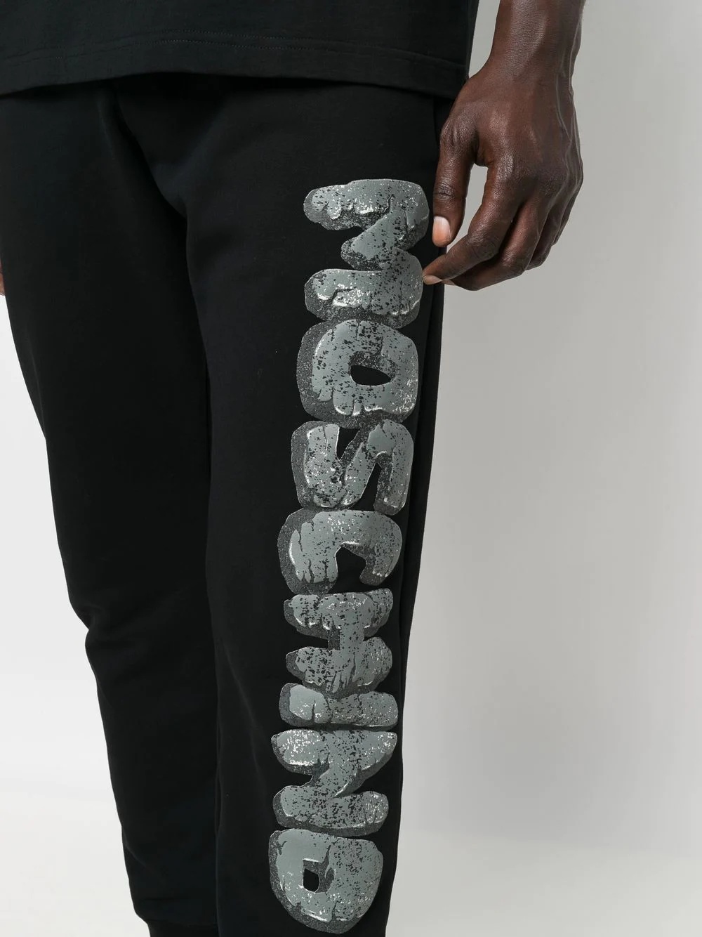 logo-print detail track pants - 5