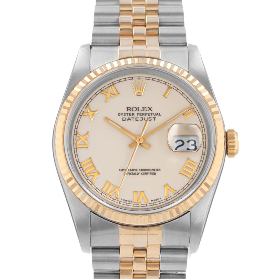 Pre-owned Rolex Datejust 36 Automatic Chronometer Men's Watch 16233 IRJ - 1