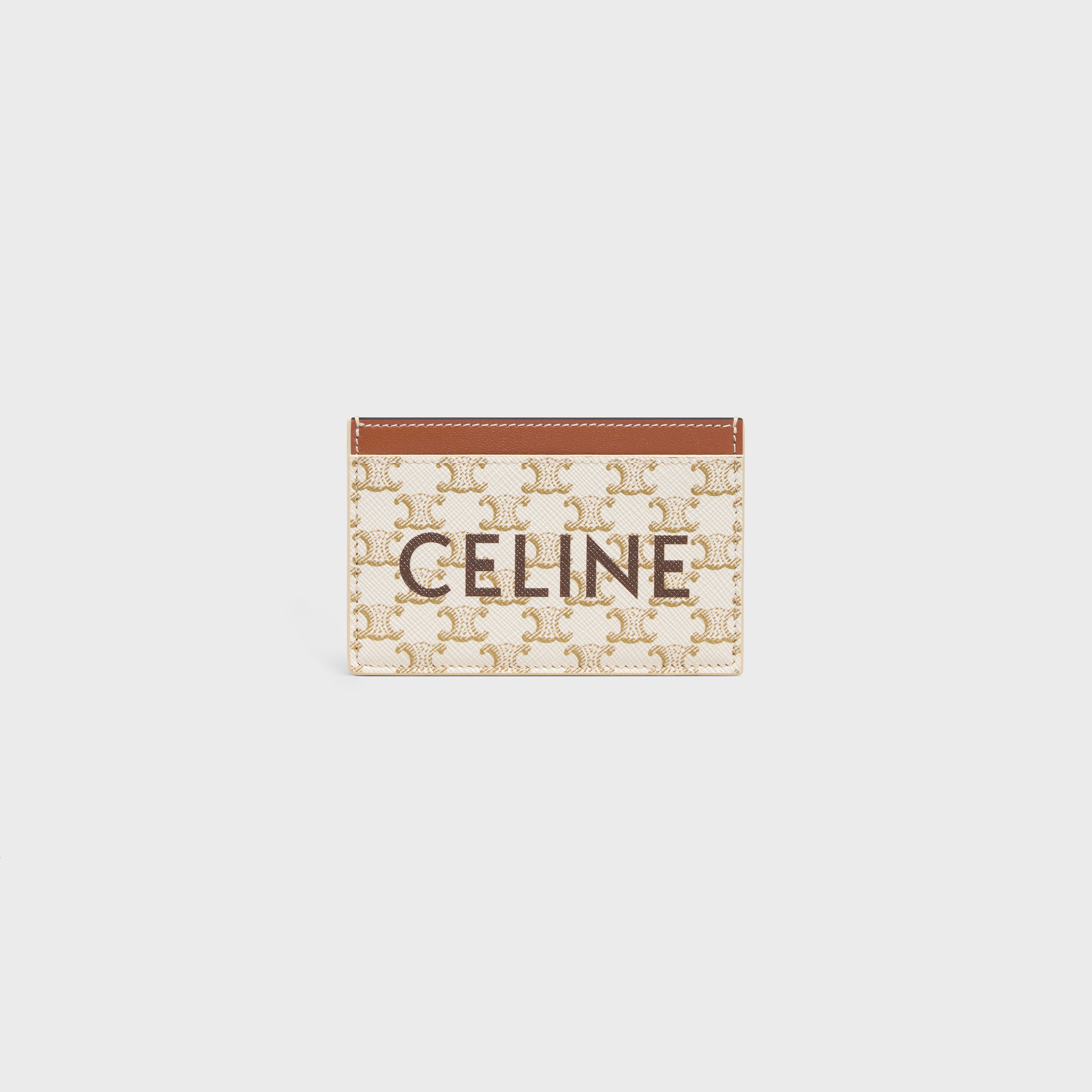 Card holder in Triomphe canvas with Celine Print - 1