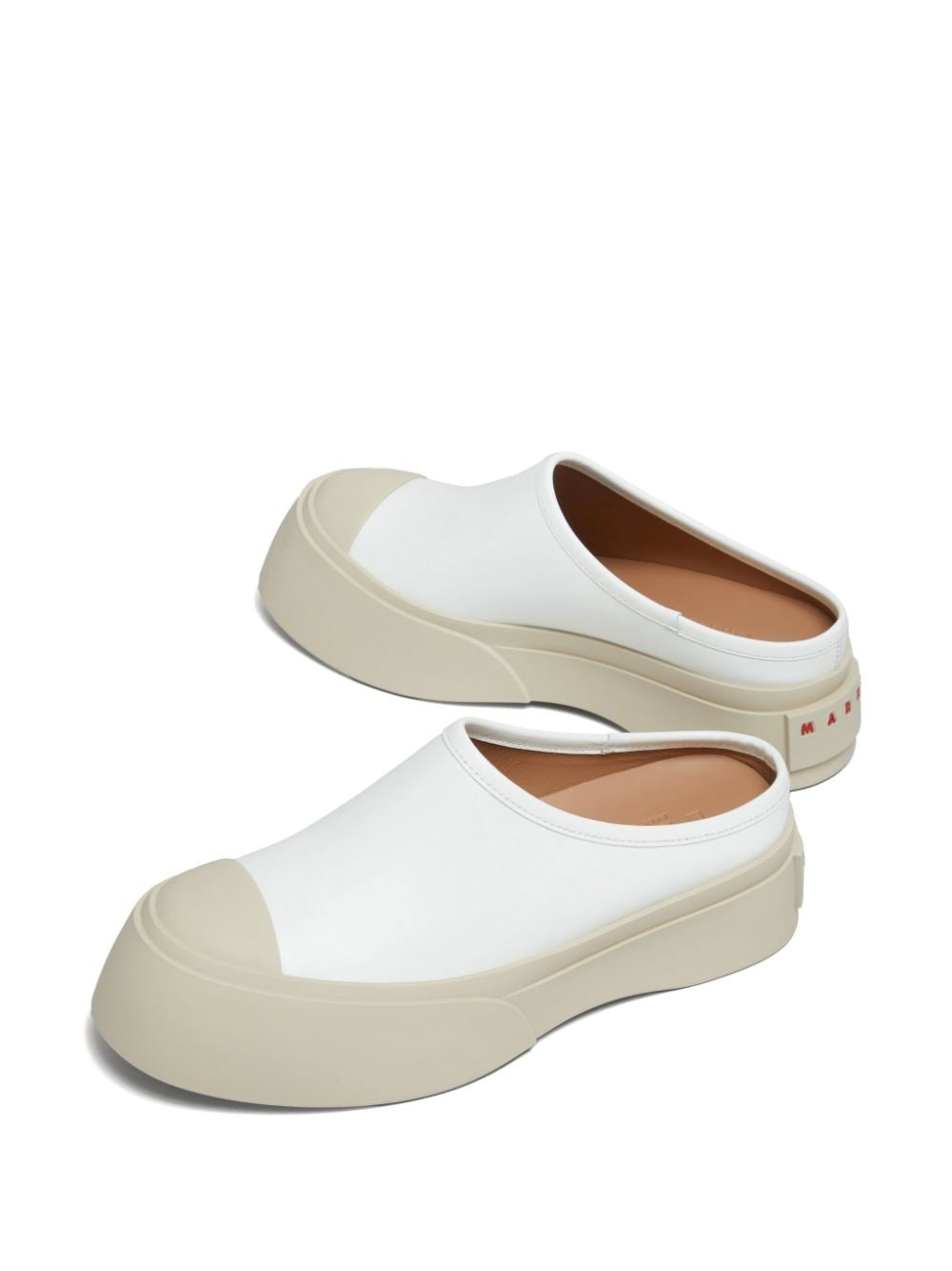 Mary Jane leather mules - 5