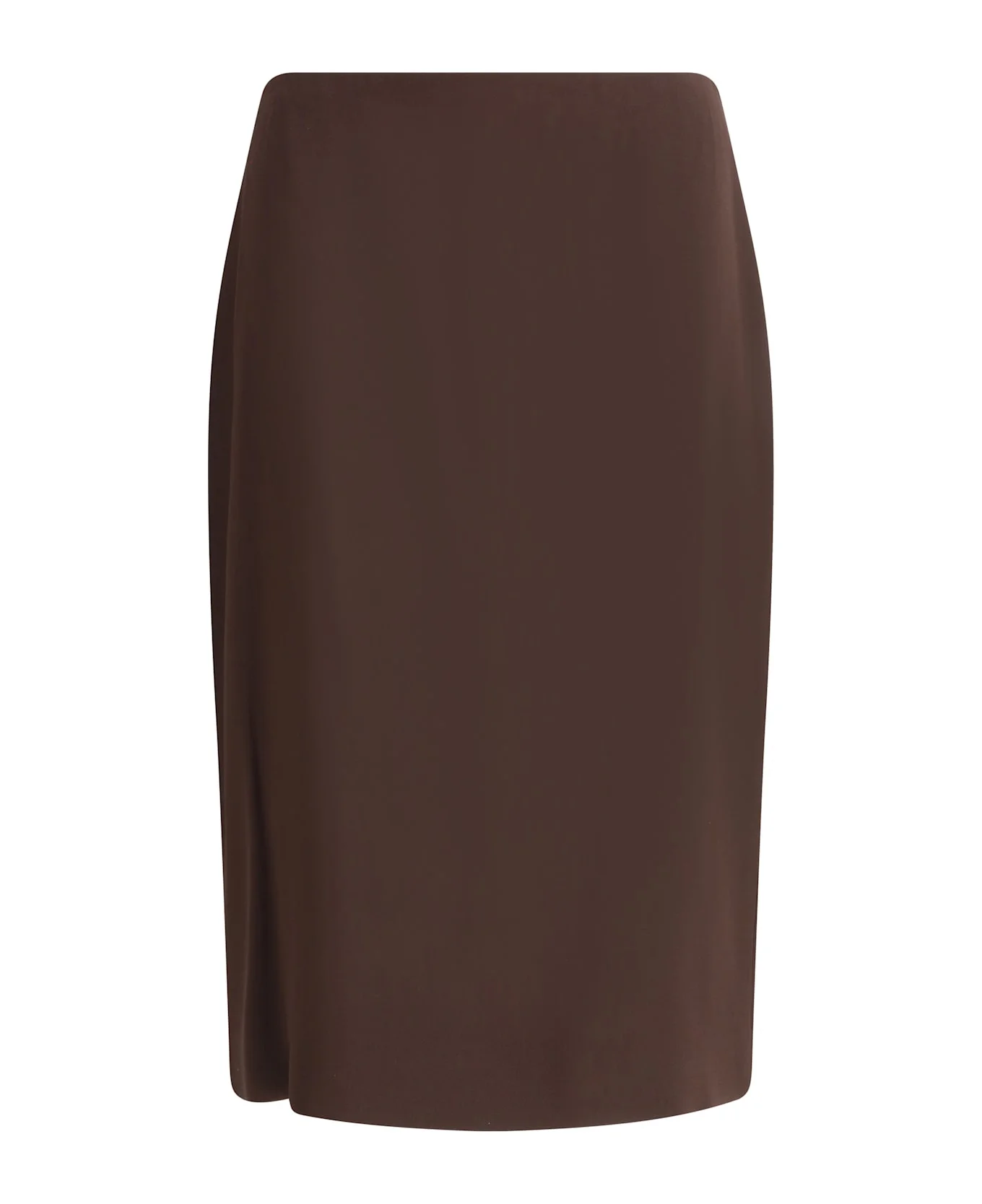 Satin Midi Skirt - 1