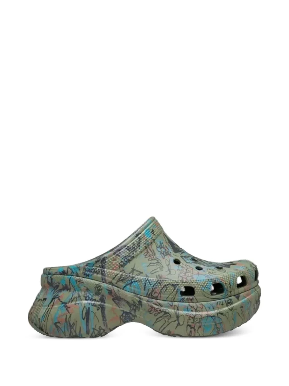 Classic Bae graffiti clogs - 1