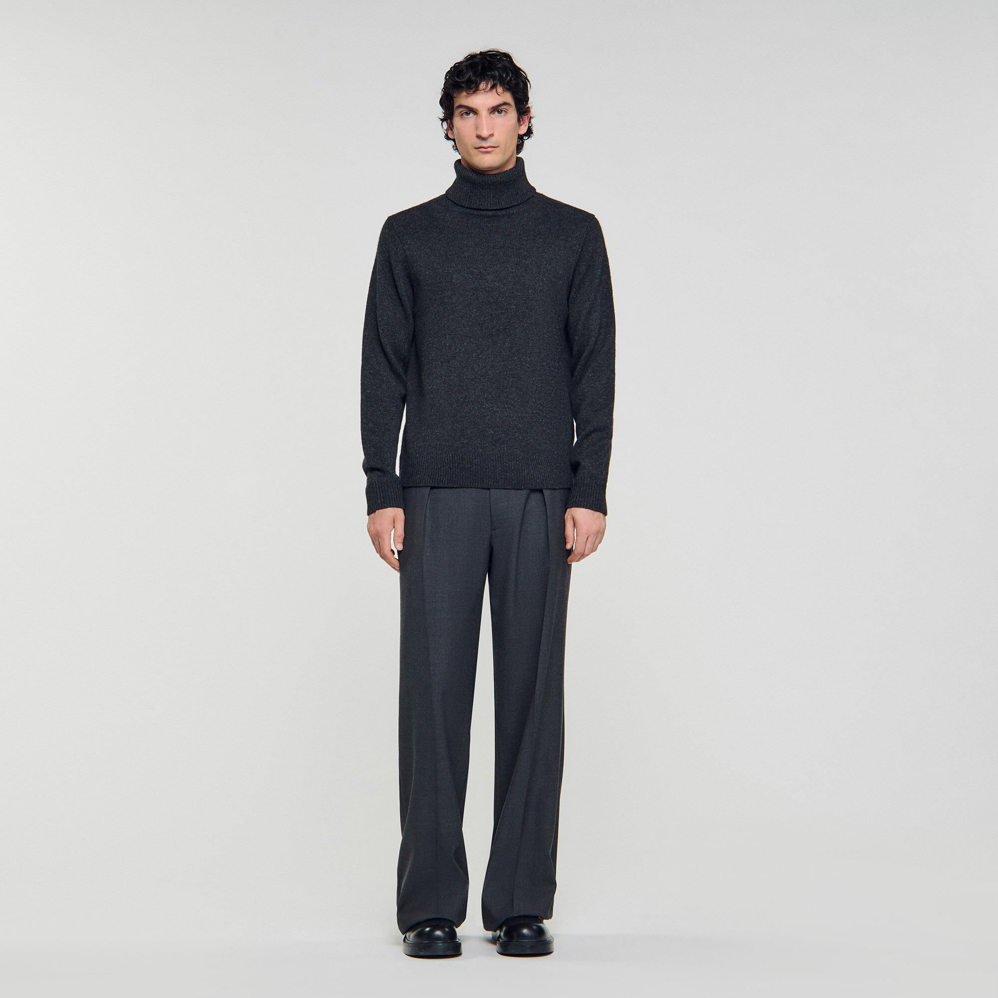 WOOL AND CASHMERE TURTLENECK - 2
