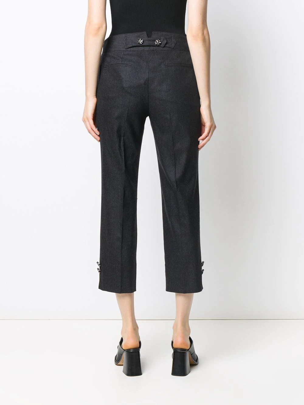 cropped tailored trousers - 4