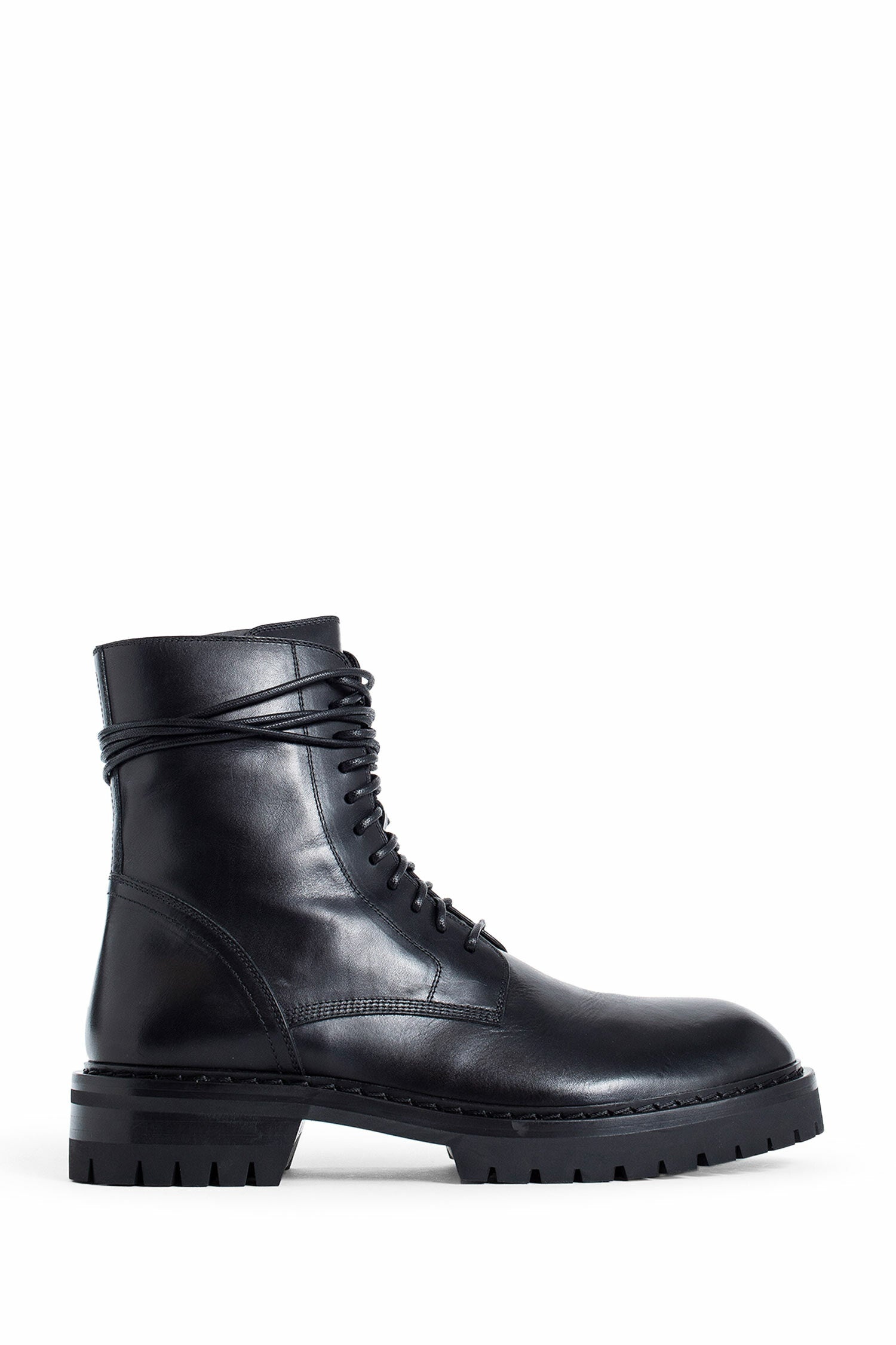 ANN DEMEULEMEESTER MAN BLACK BOOTS - 1