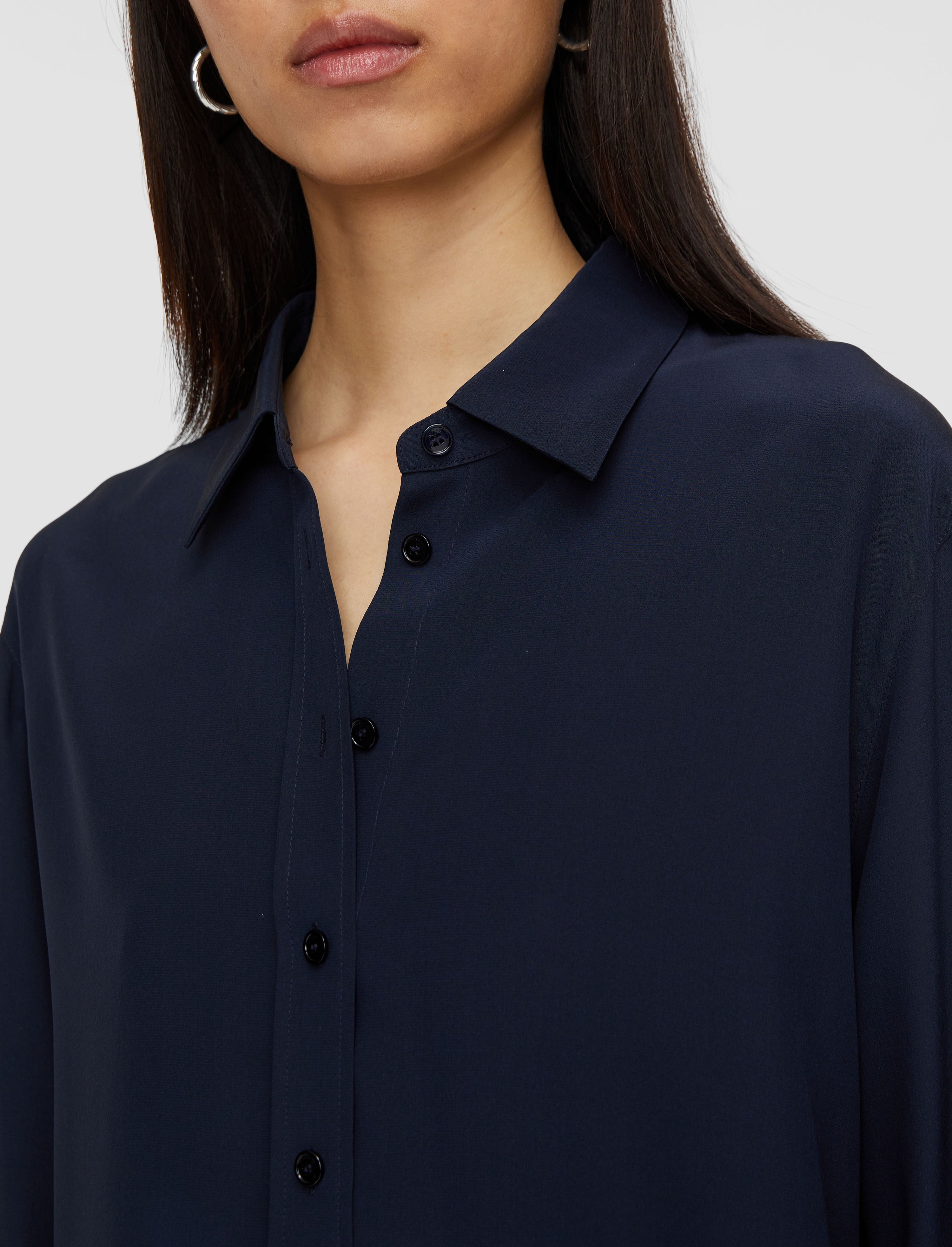 Silk Crepe de Chine Joe Blouse - 5