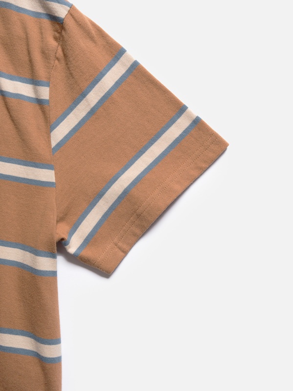 Leffe 90s Stripe T-Shirt Tobacco - 6