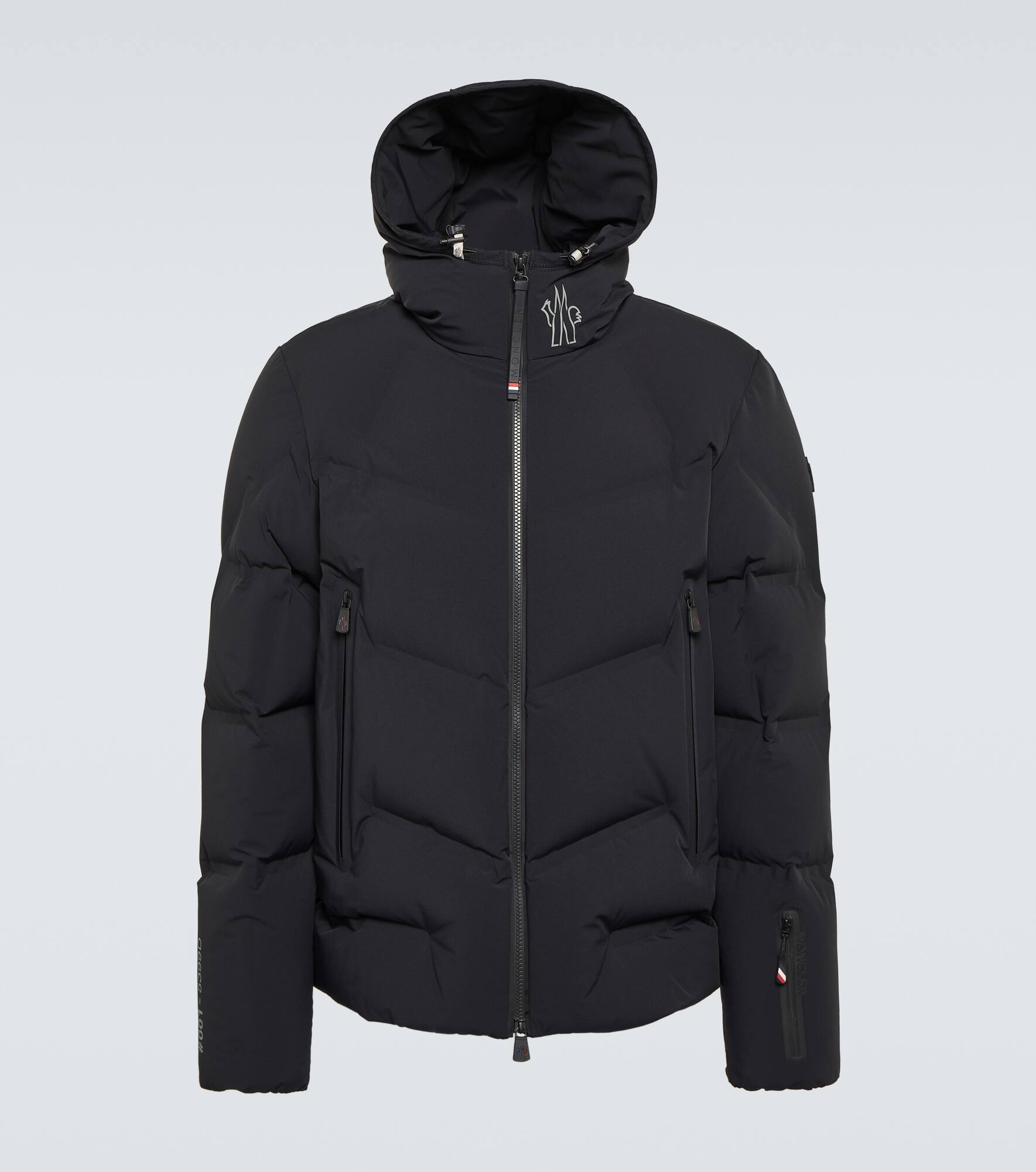 MONCLER grenoble ARZON ダウン 2way Black Rodenberg Double Hood Down Ski Jacket - Skiwear for