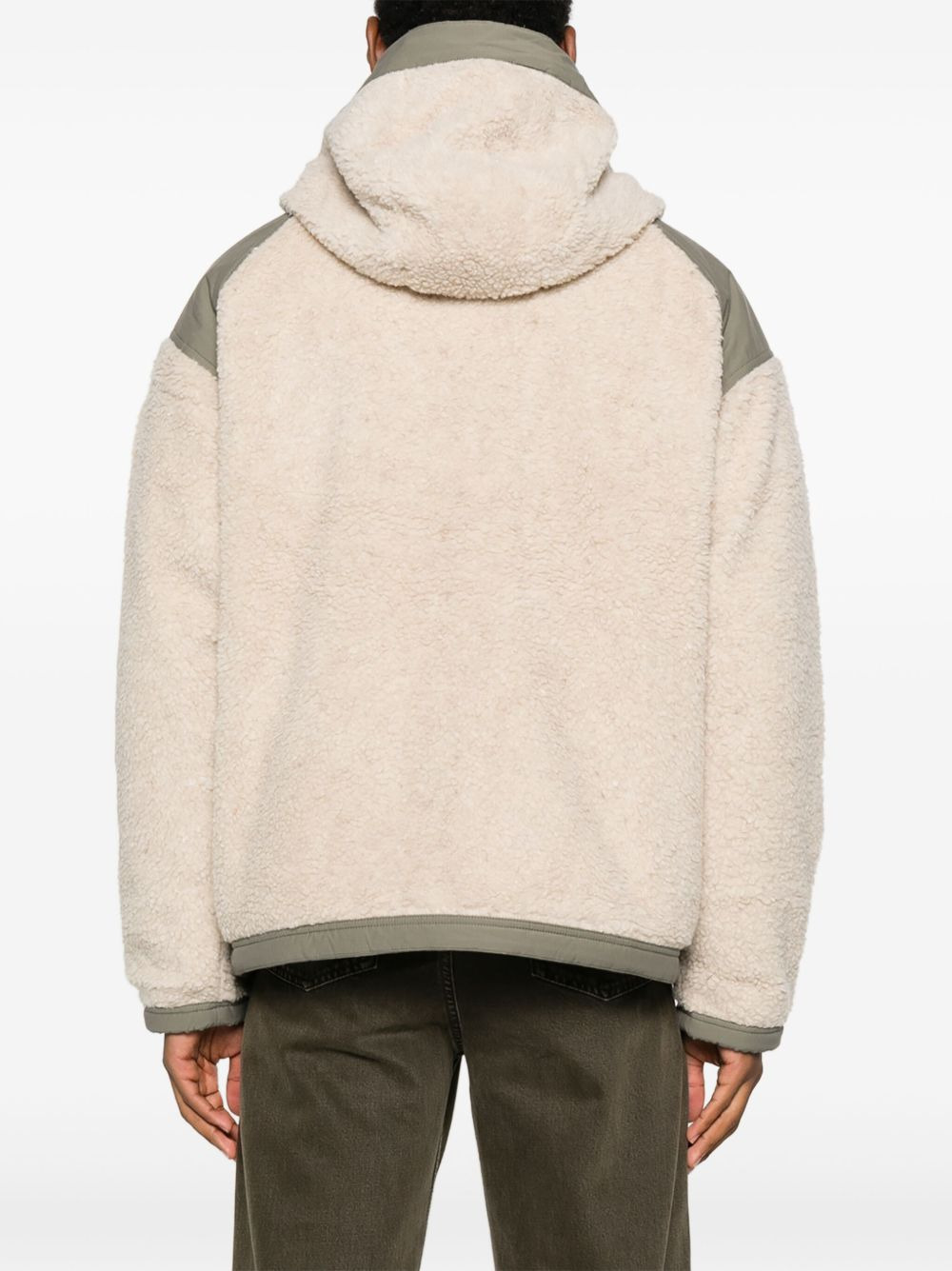 hooded fleece jacket - 4