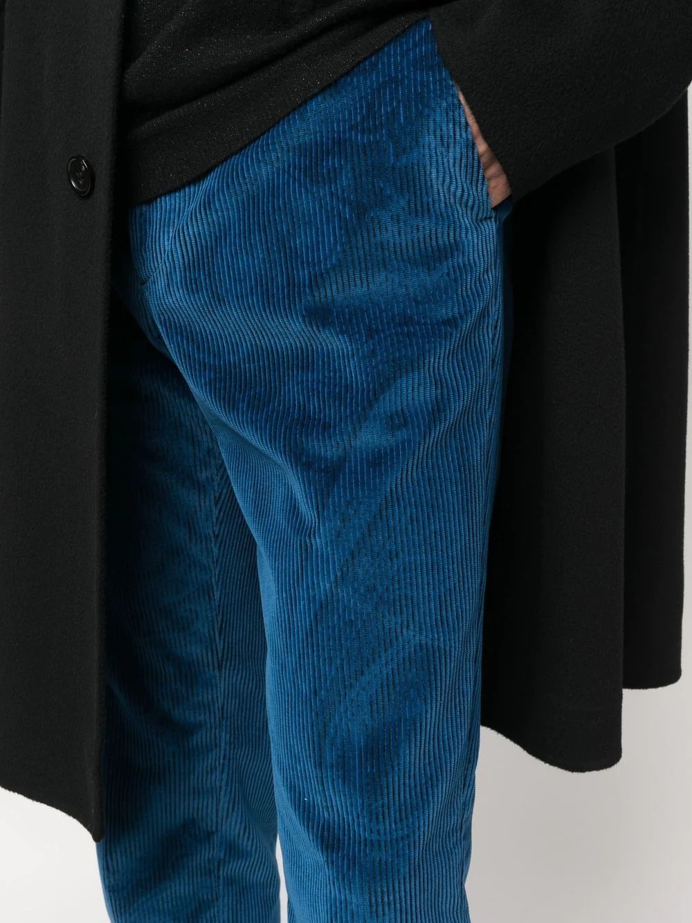 paisley-print corduroy trousers - 5