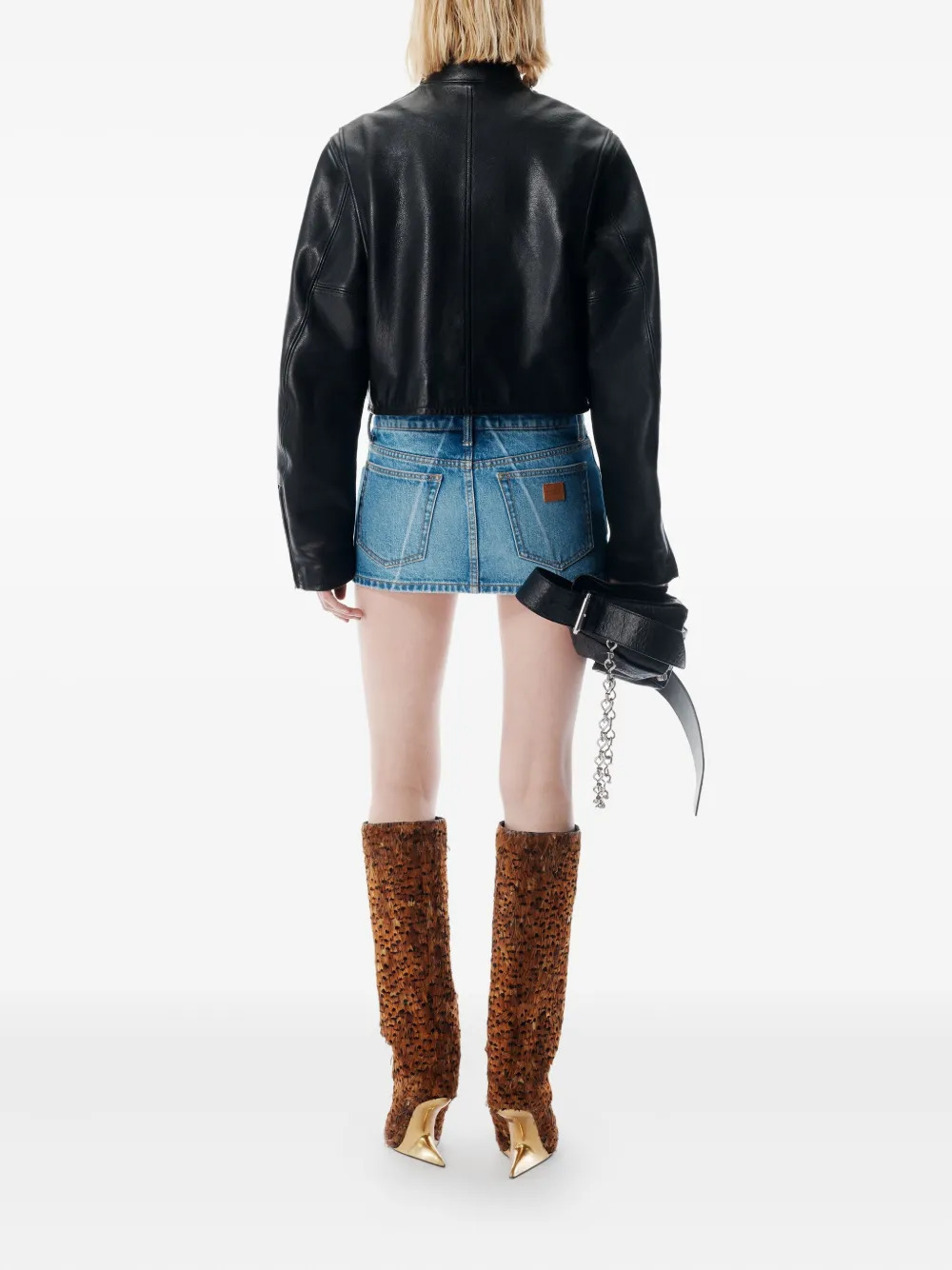 ALEXANDER WANG - Unisex Faded Fold Lines Skort - 2