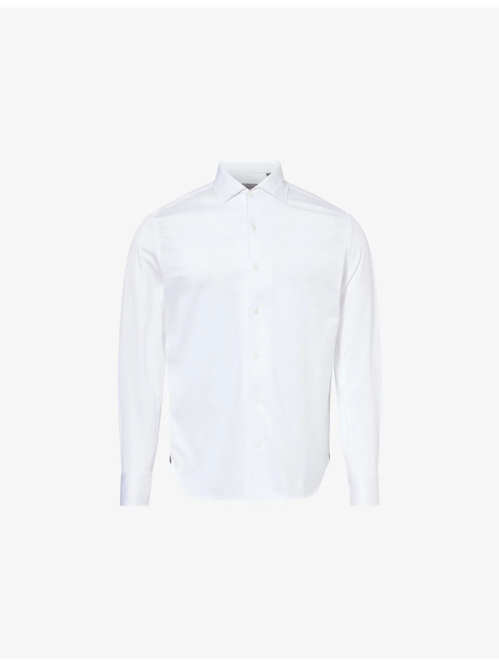 Regular-Fit Classic-Collar Cotton Shirt - 1