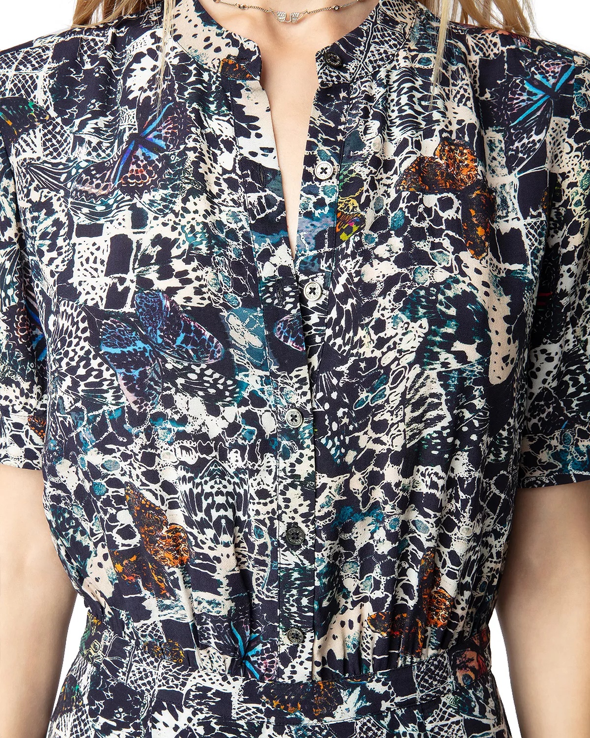 Rimaz Soft Butterfly Print Dress - 2