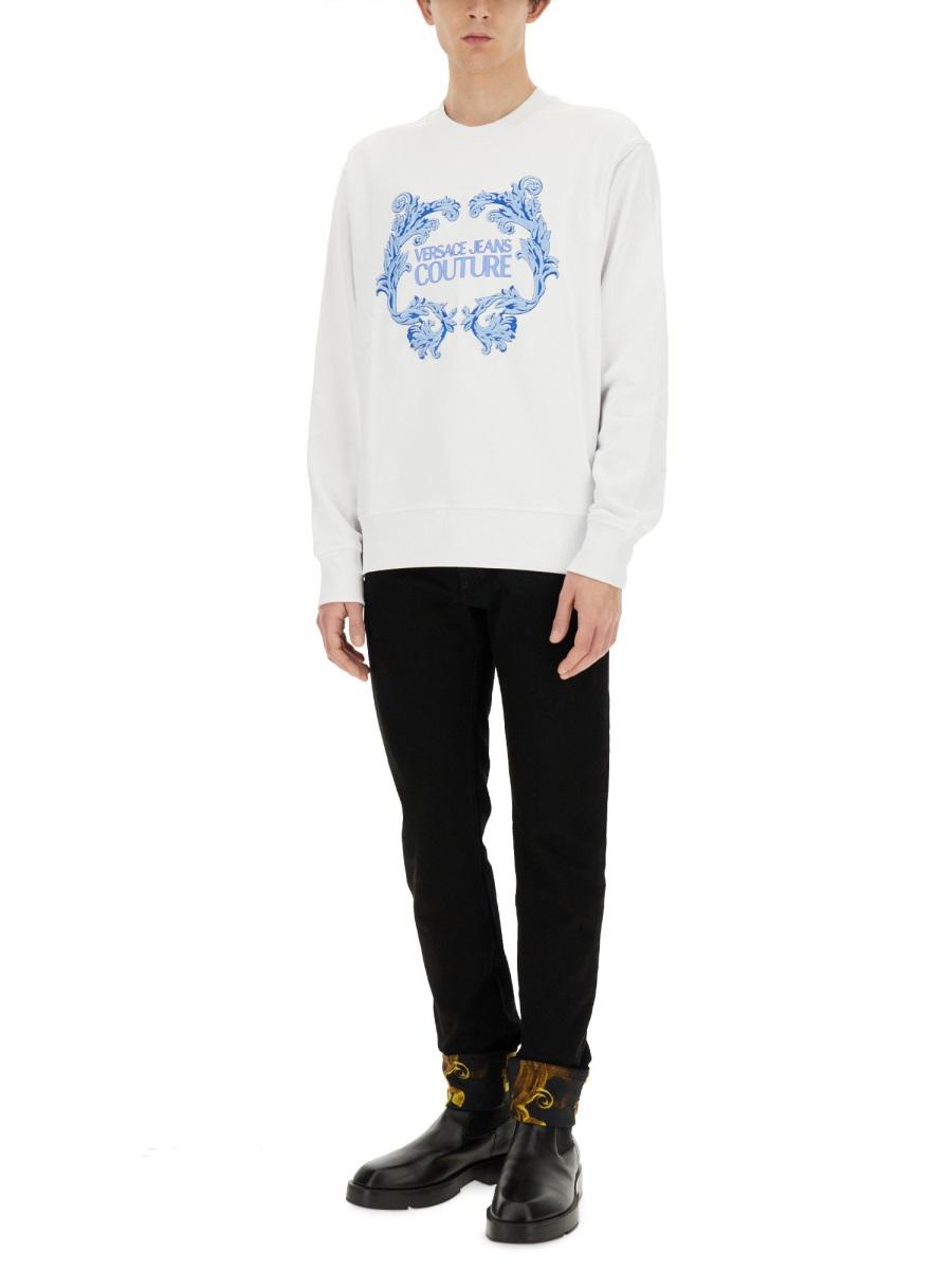 VERSACE JEANS COUTURE SWEATSHIRT WITH LOGO - 2