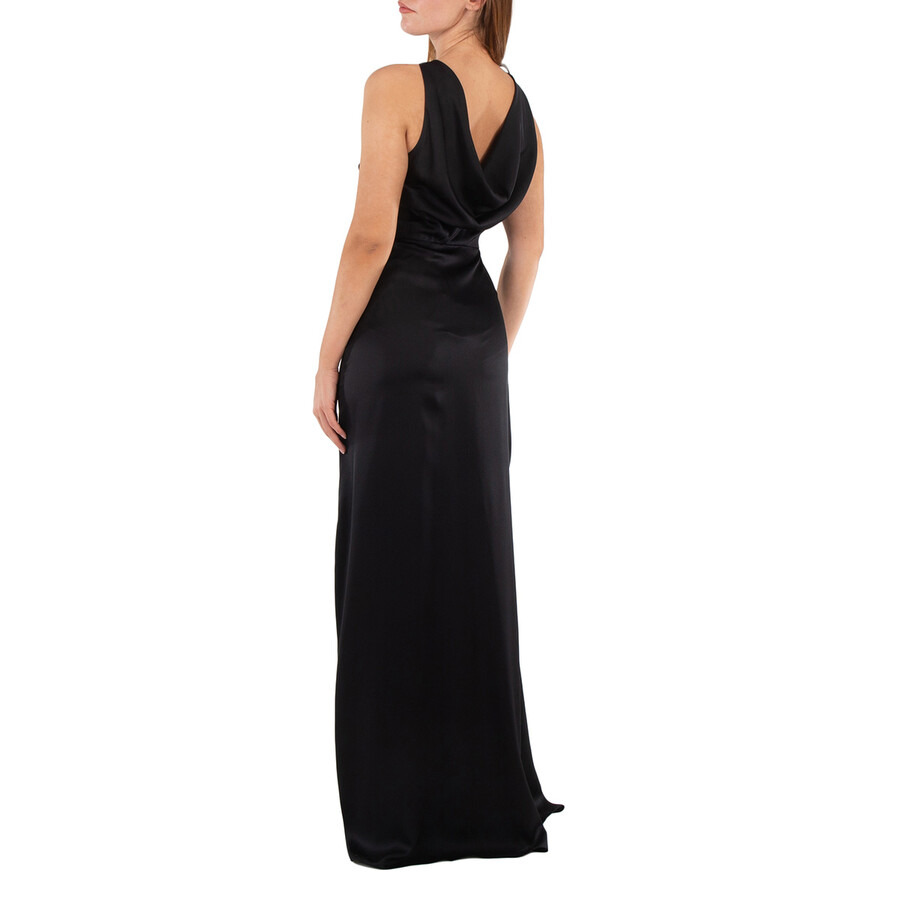 Burberry Jeanie Open-Back Sleeveless Silk Dress - 5
