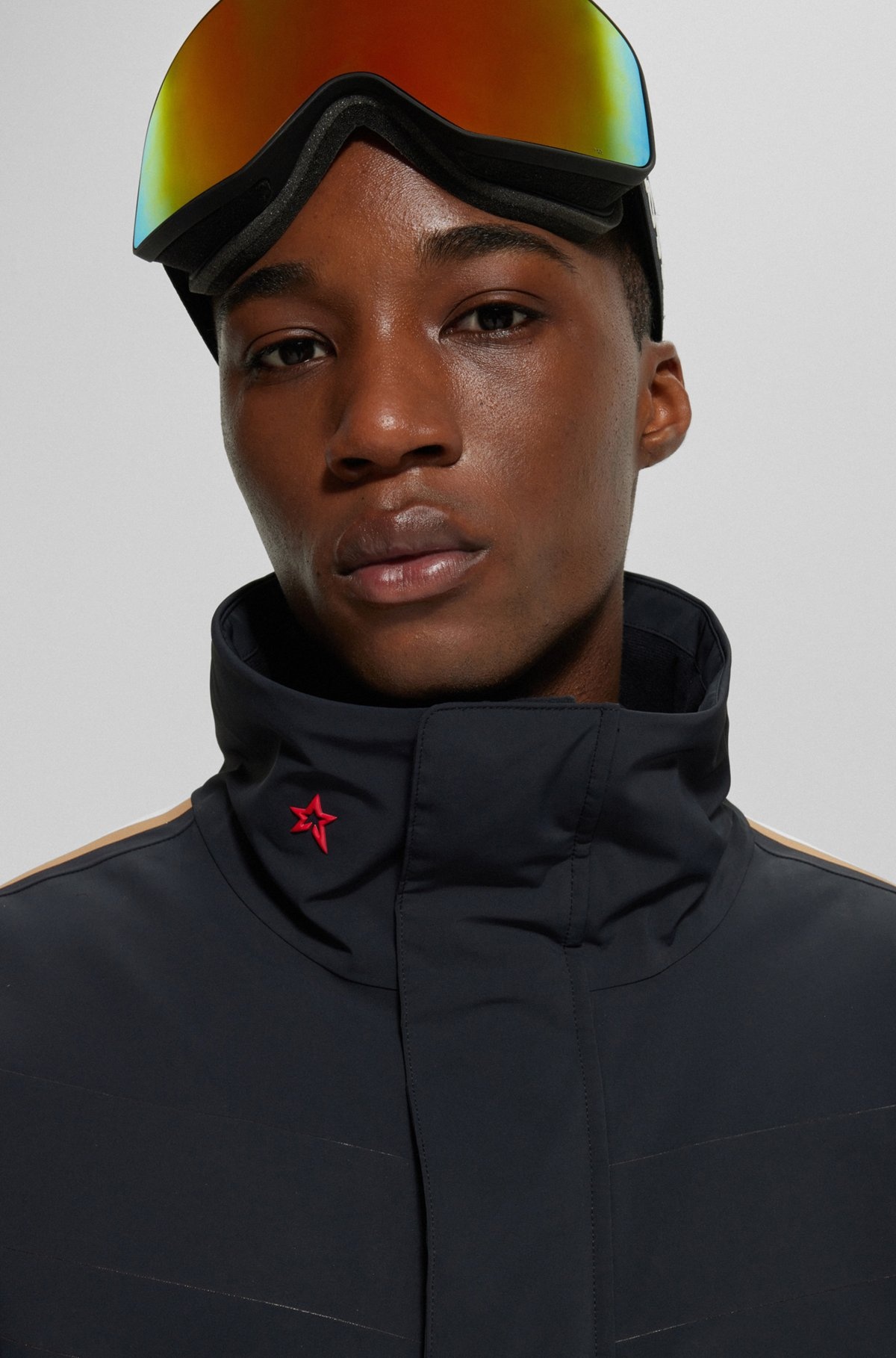 BOSS X PERFECT MOMENT BRANDED SKI SUIT WITH STRIPES - 5