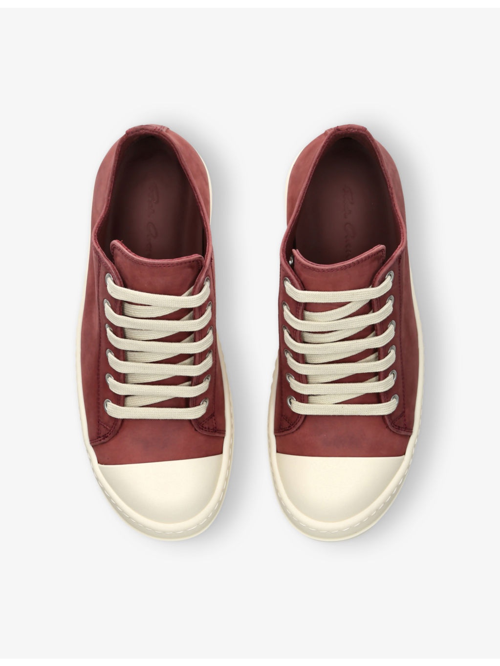 Low Nubuck-Leather Low-Top Trainers - 2