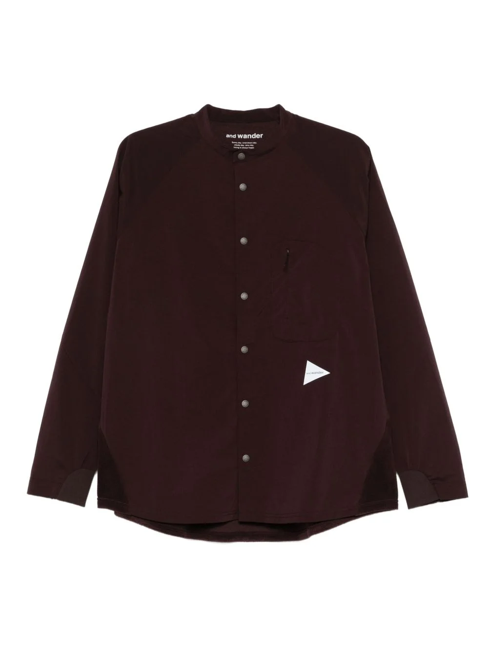 panelled shirt - 1