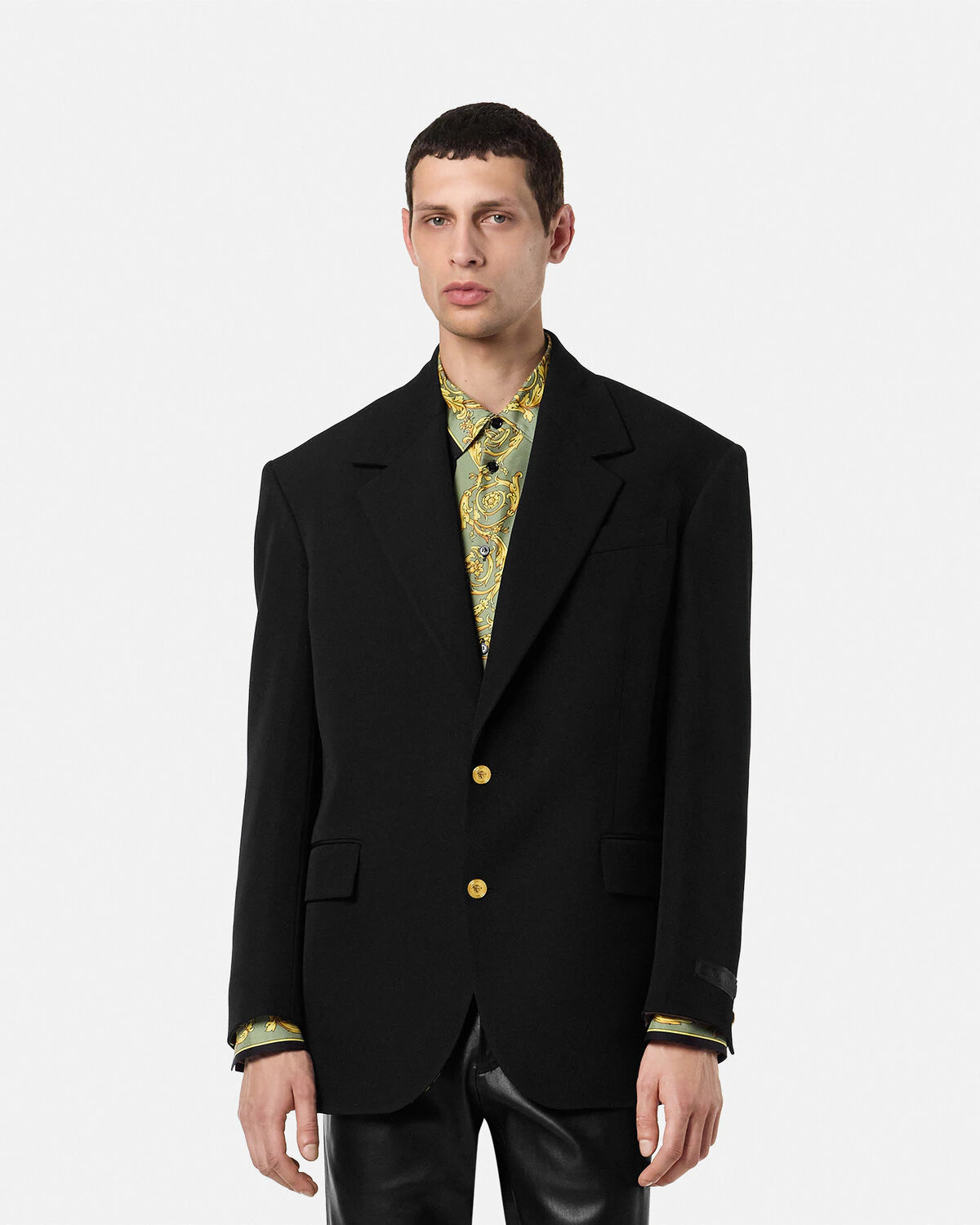 Wool Single-Breasted Blazer - 4