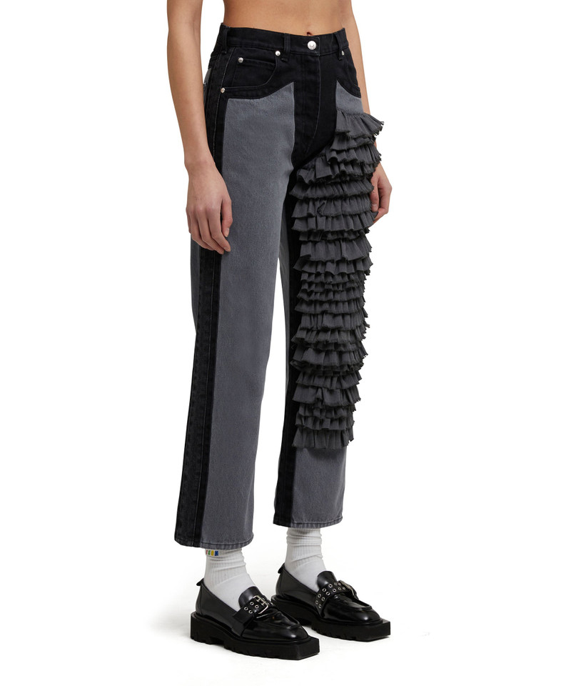 Jeans with "Black Denim with Stitches" workmanship 3