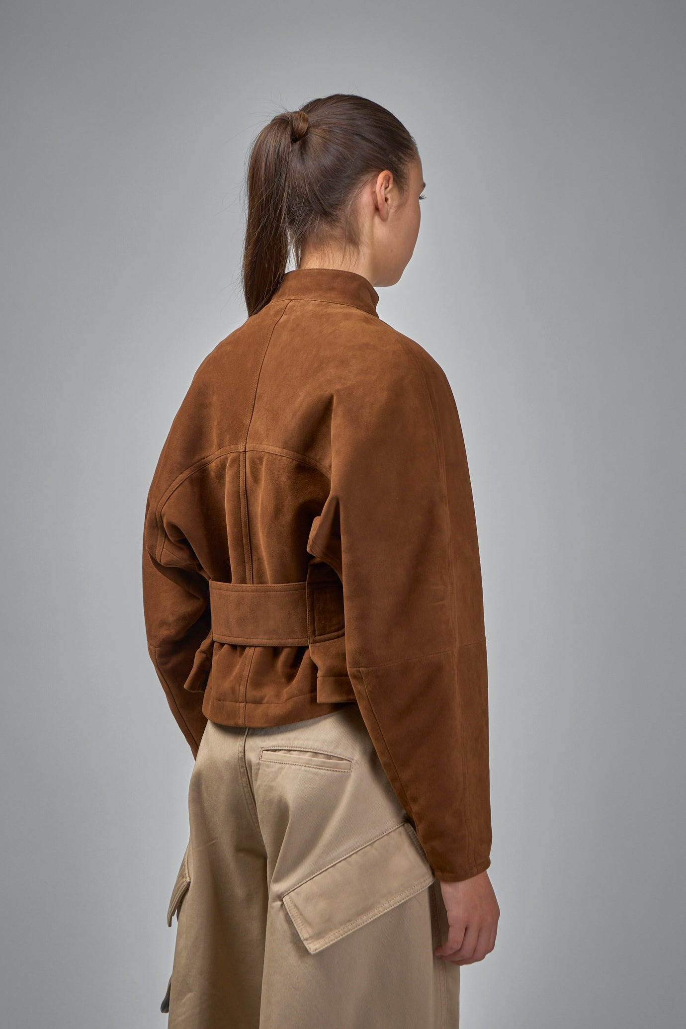 Round Suede Jacket - 3