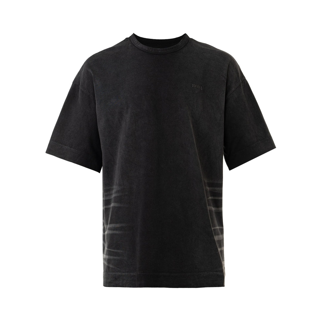 Garment Dyed Graphic Embroidery Tee - 1