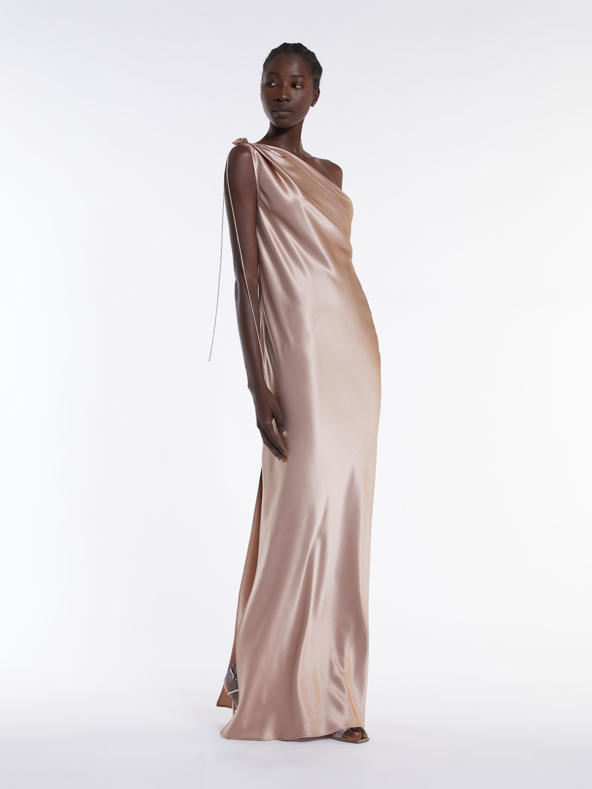 Max mara one shoulder dress hotsell