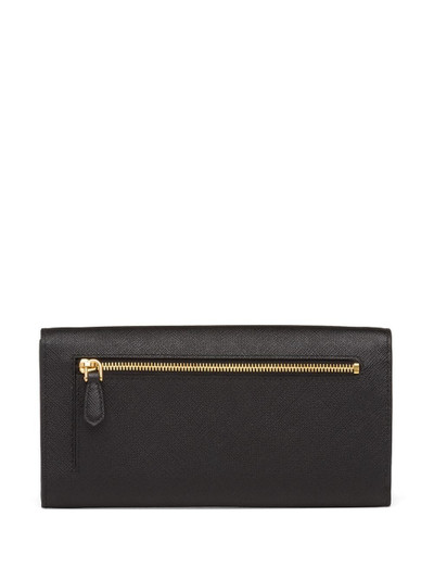 Prada rectangular logo clutch bag outlook