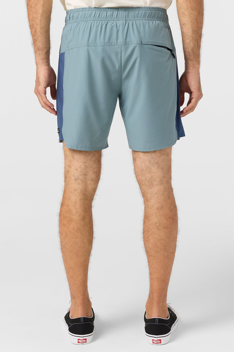 Perform Light Tech Panel Lined Elastic Waist 17" Hybrid Shorts 8