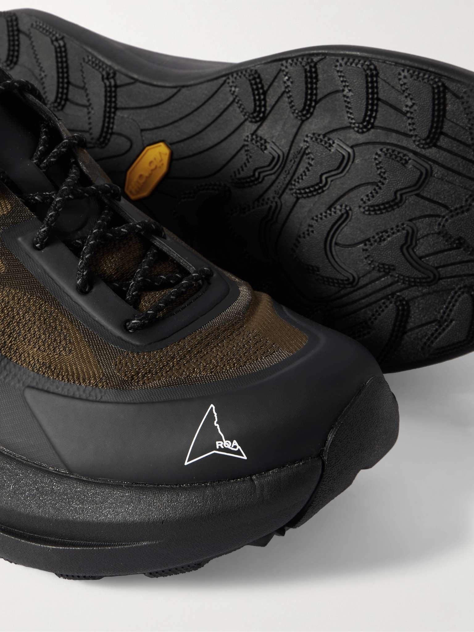 【ROA】Sella Leather and Mesh Sneakers ROA - Sella Leather and Mesh Sneakers - Black ROA