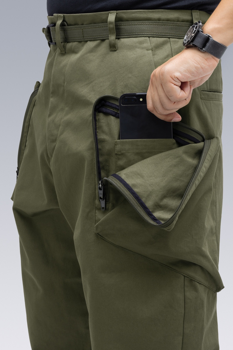 P32-S HD Cotton Cargo Pant RAF Green - 24