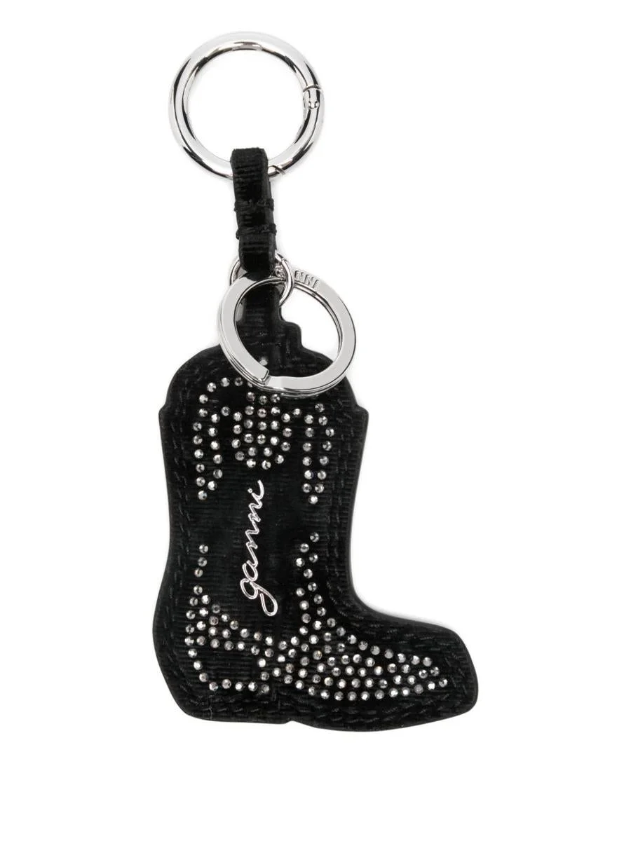 Ganni Western Boot Keyring - 1
