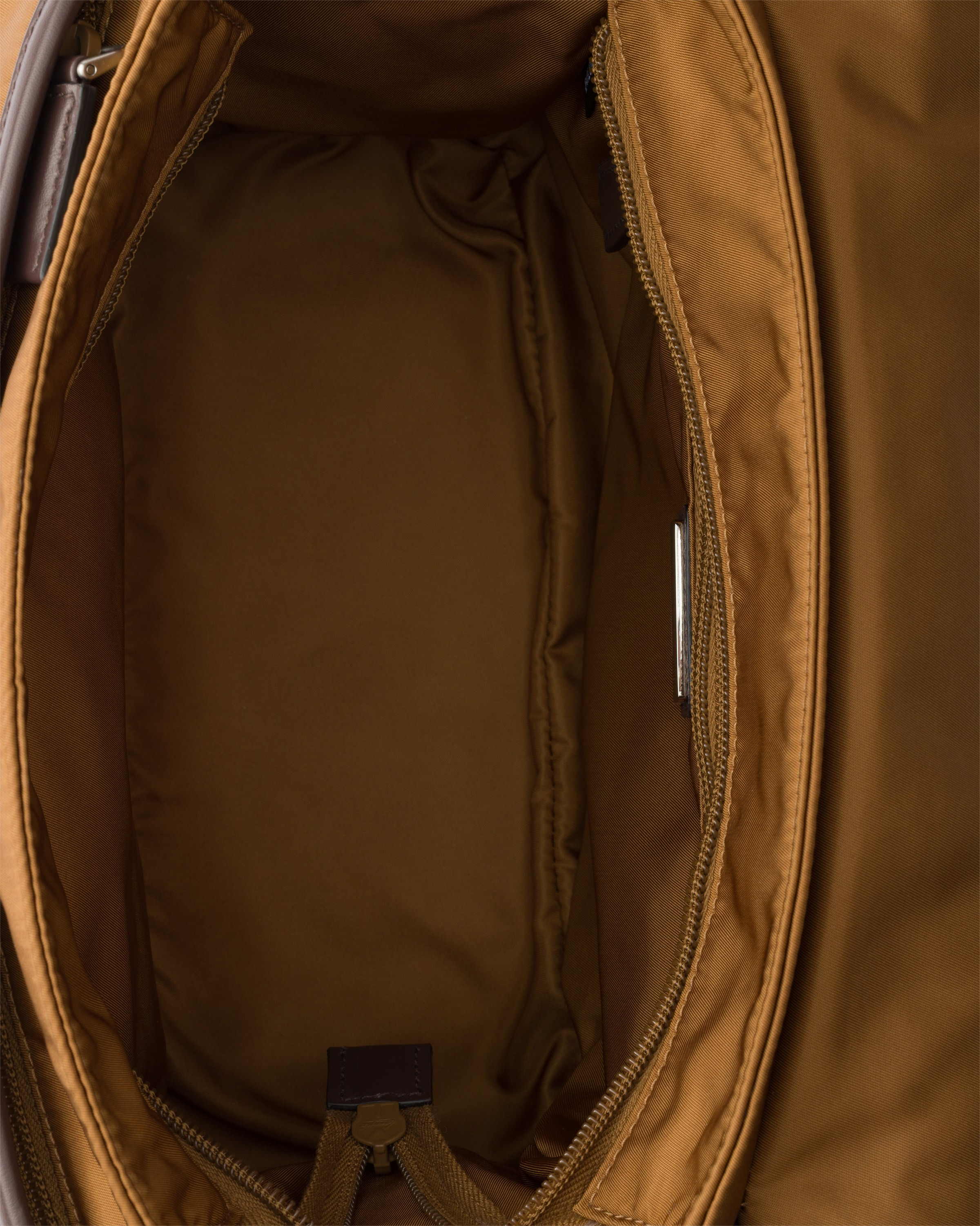 Re-Nylon and leather shoulder bag - 5