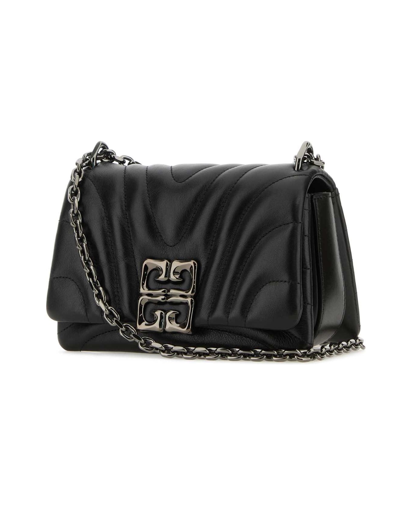 Black Leather Small 4g Soft Shoulder Bag - 2