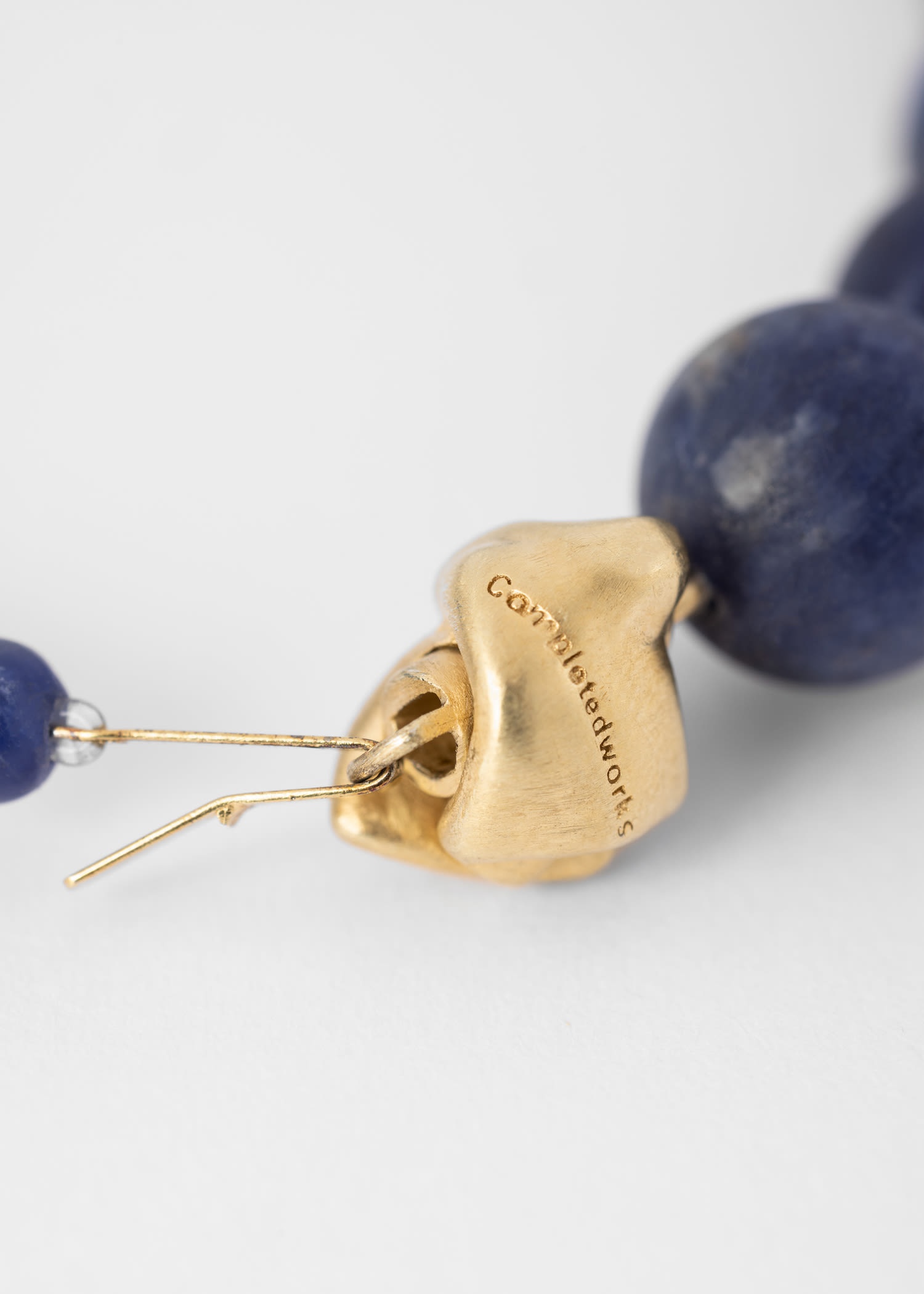 Sodalite & Gold Vermeil Bracelet by Completedworks - 3