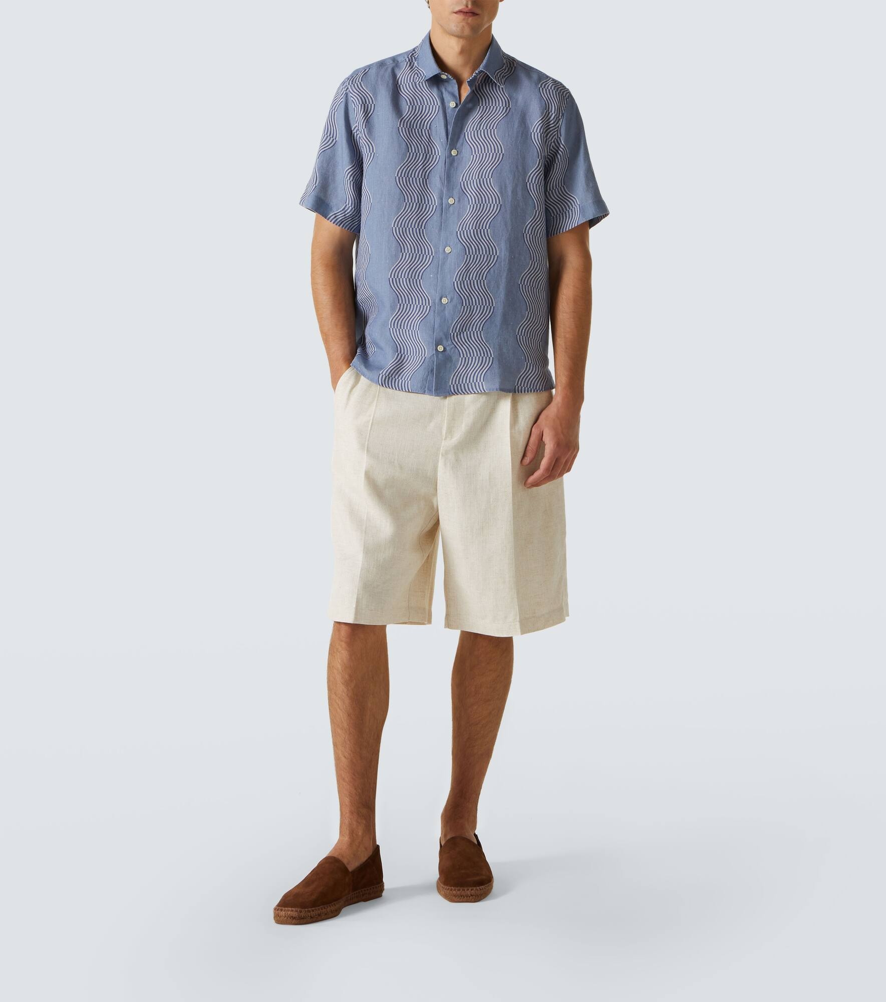 Castro printed linen shirt - 2