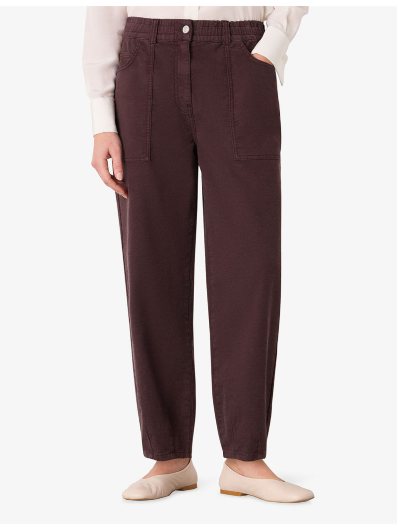 Tessa Relaxed-Fit Mid-Rise Stretch Cotton-Blend Trousers 3