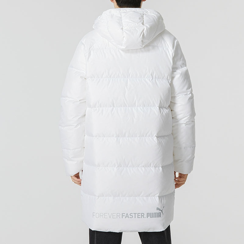 PUMA Das Long Down Jacket 'White' 674641-02 - 4