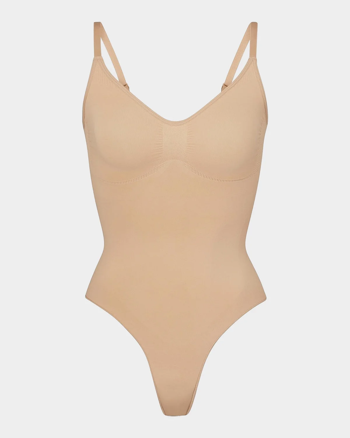 Seamless Sculpt Thong Bodysuit - 1