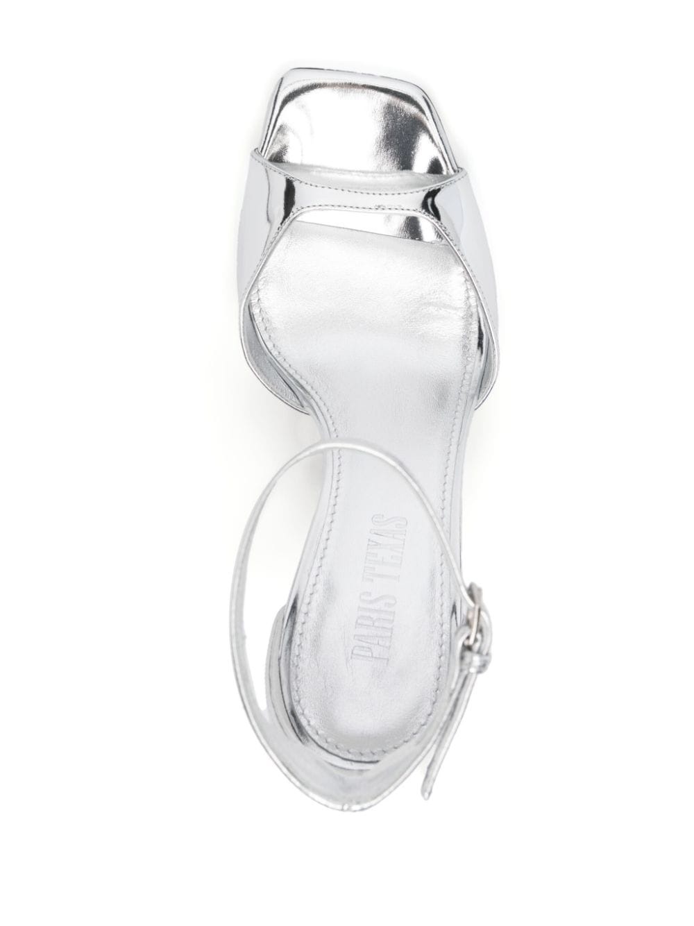 105mm patent-leather sandals - 4