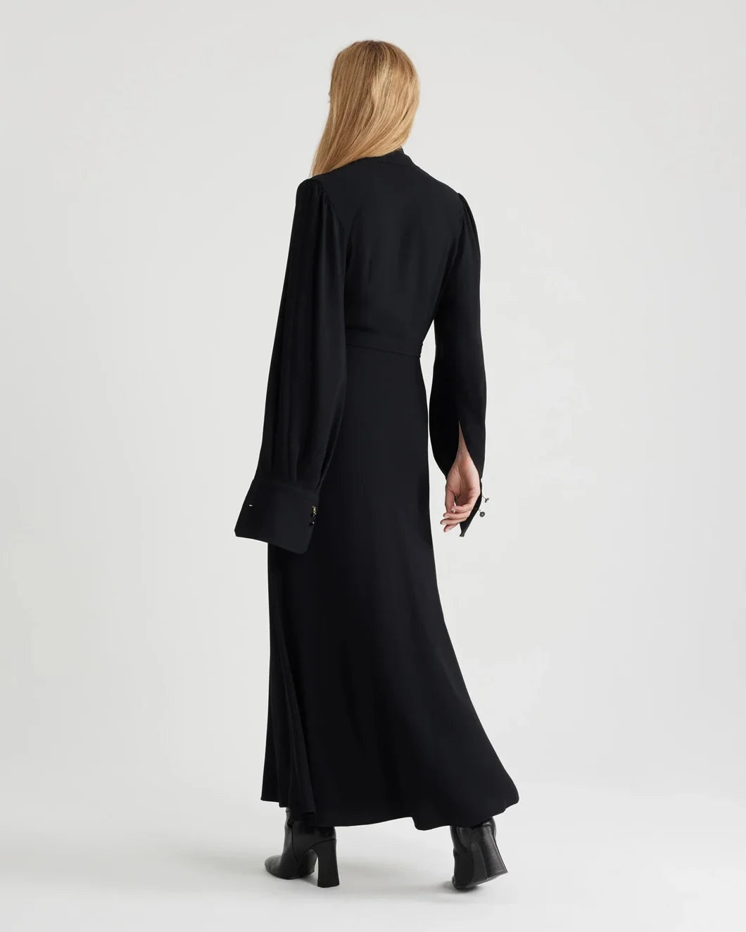 ワンピース PATOU FW24 Patou Draped Maxi Day Dress (DR1450193 999B) Patou Draped Maxi Day Dress - Black - Women | DR1450193999B